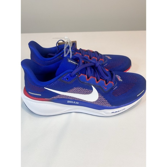 Nike Air Zoom Pegasus 41 BUFFALO BILLS Men's 9.5 Running Shoes FZ5074-400 - Picture 1 of 16